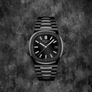 Black Patek Philippe Nautilus | All Black | (FREE GIFT BOX 🎁)