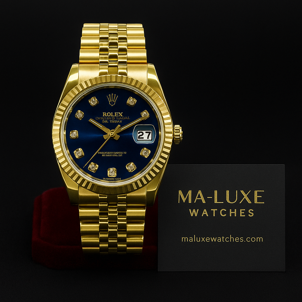 Rolex Datejust 41mm – Blue Dial with 18k Yellow Gold Jubilee Bracelet (FREE GIFT BOX 🎁)