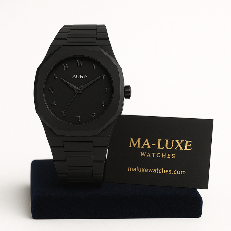 Original Carbon Fiber Arabic Black Aura | (FREE GIFT BOX 🎁)